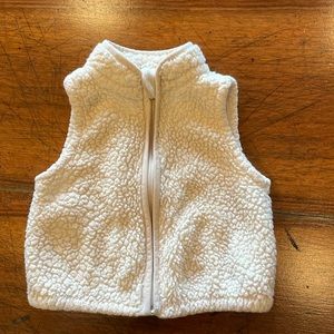 OLD NAVY | “Sherpa” STRETCH vest | 6-12 months
